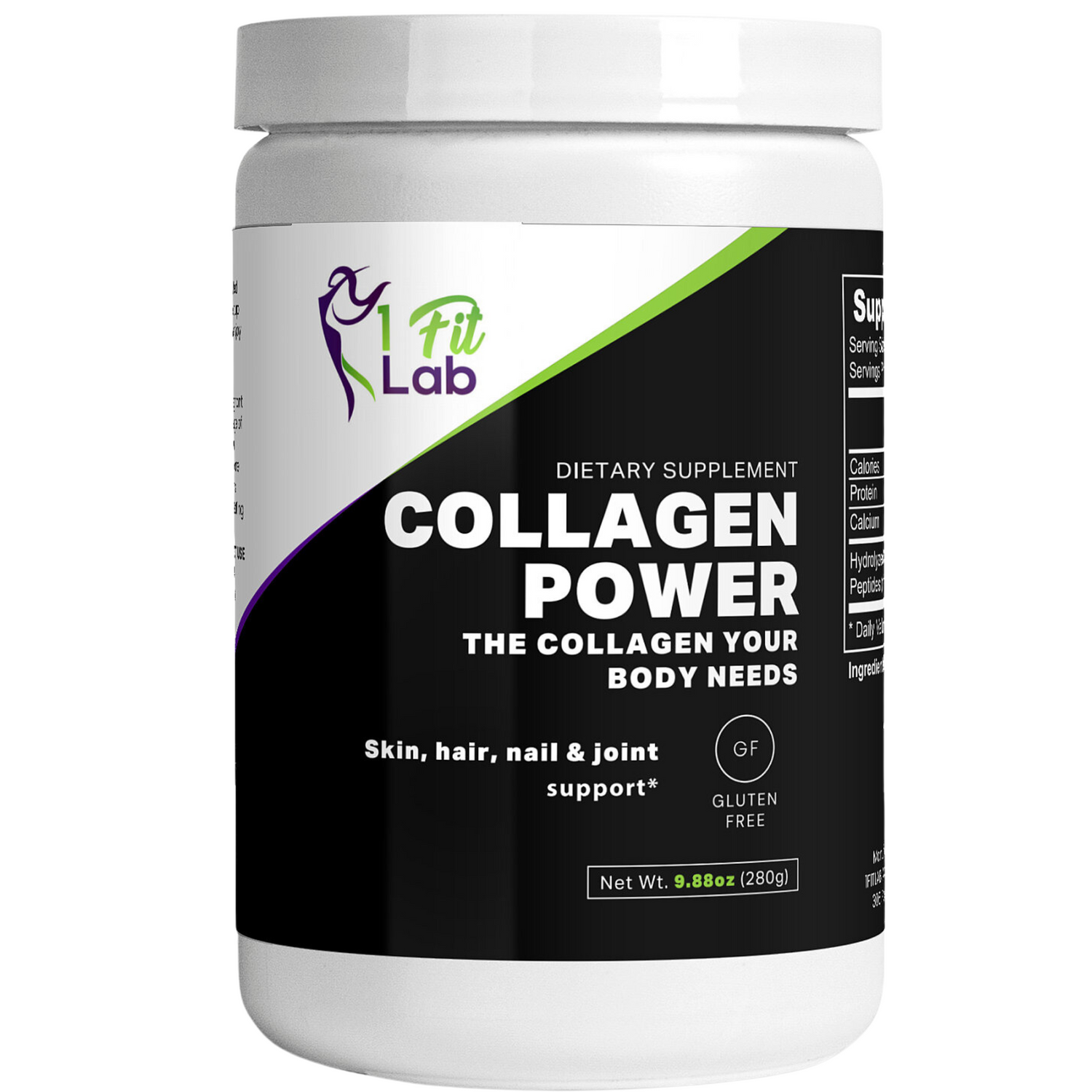 Bottle of Collagen Power Peptides - Grass-Fed, Pure & Unflavored for beauty and joint health