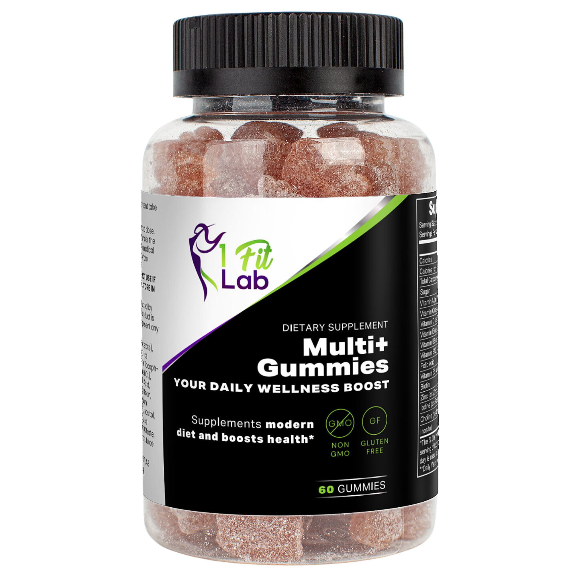 Bottle of Multi+ Multivitamin Gummies for daily health support