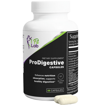 ProDigestive Enzyme Blend - Advanced Digestive Support | Relieves Gas & Bloating | 60 Capsules