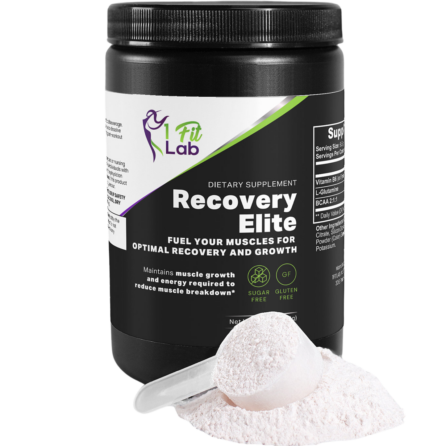 RecoveryElite - Advanced BCAA Post-Workout Formula for Optimal Muscle Recovery | Honeydew/Watermelon | 30 Servings